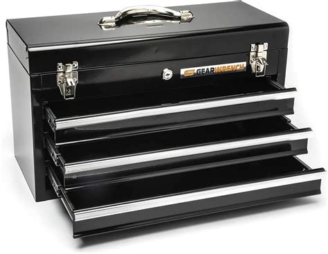 gearwrench 20inch 3 drawer steel tool box|GearWrench 3 .